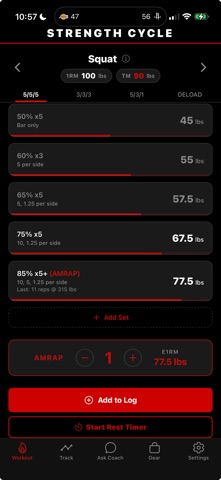 Strength Cycle Screenshot 2 of 6