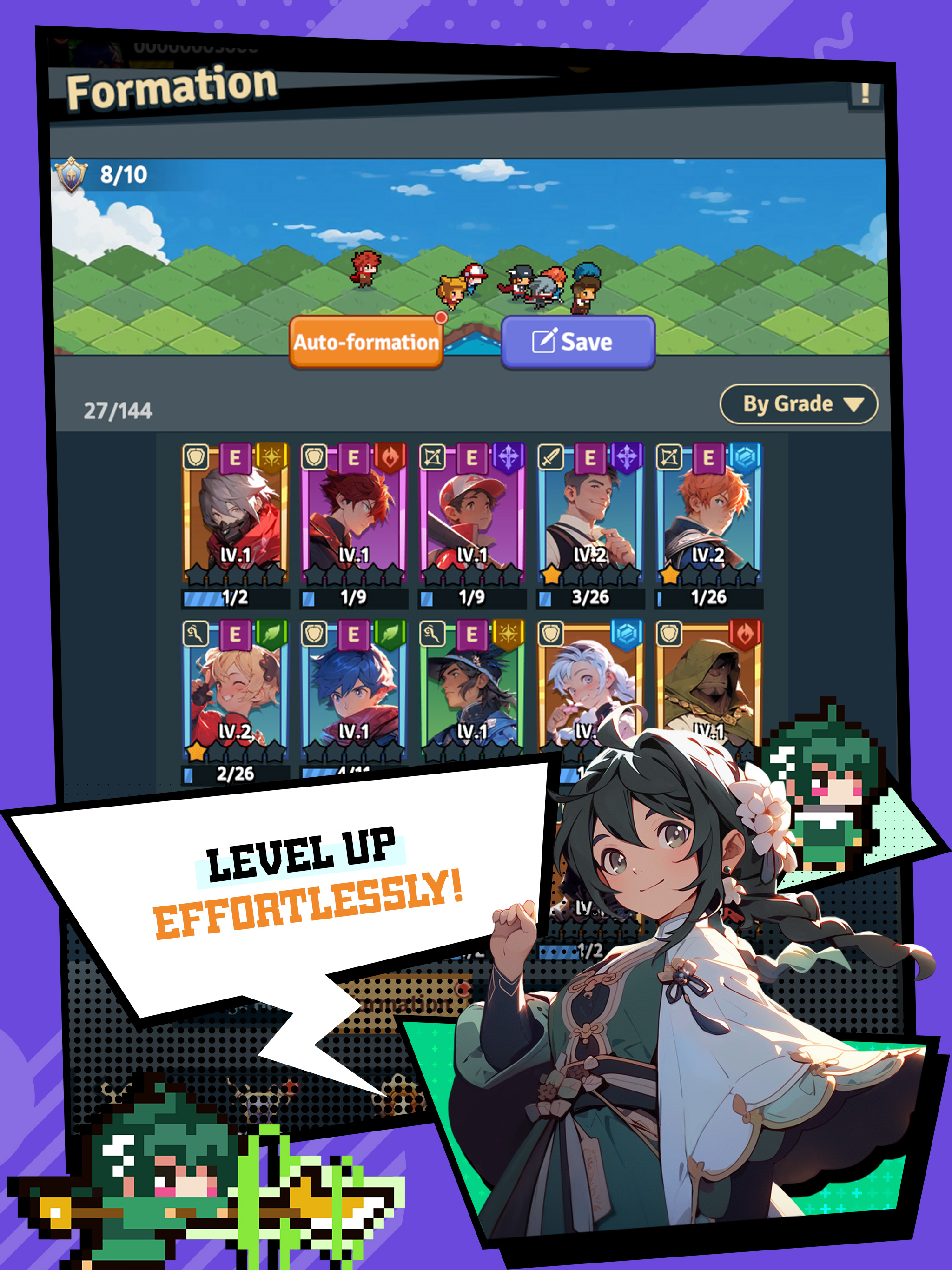 Rumble Squad: Idle Pixel RPG