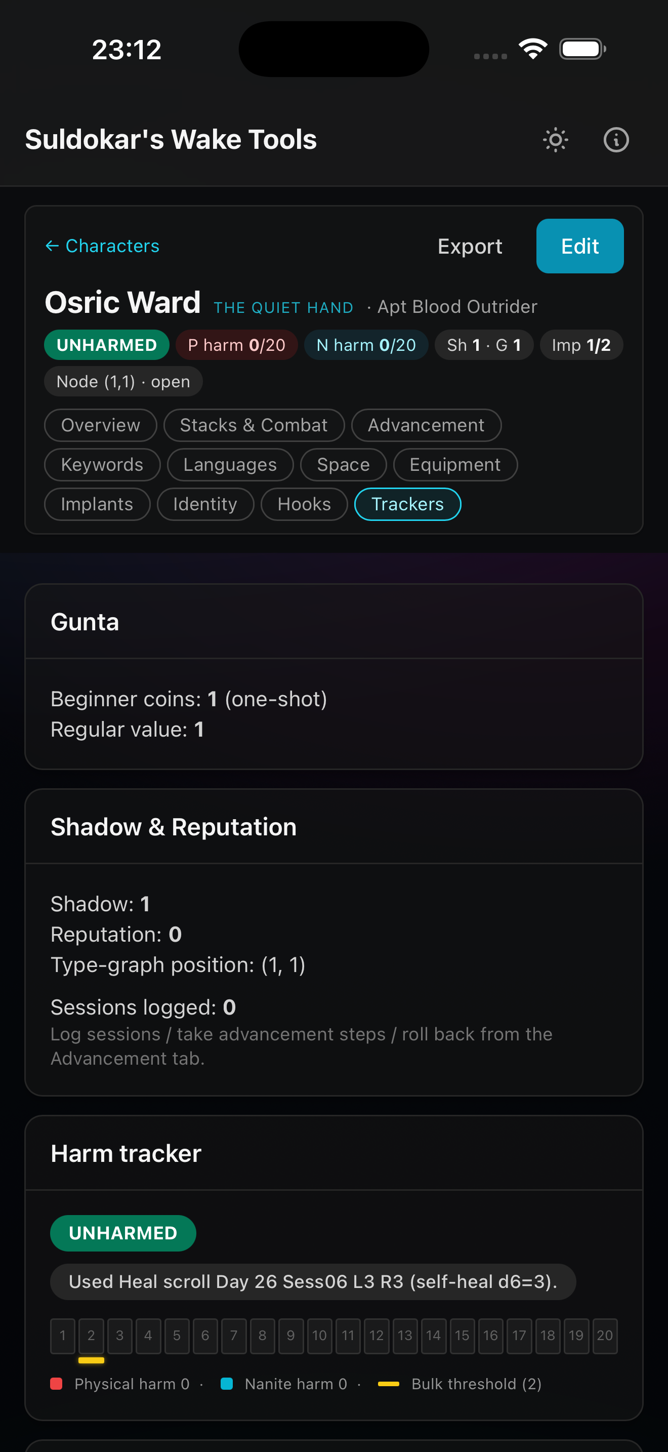 Suldokar's Wake Tools