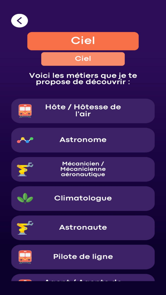 #5. OMG - Orientation Métiers Go (iOS) 由: Olecio SAS