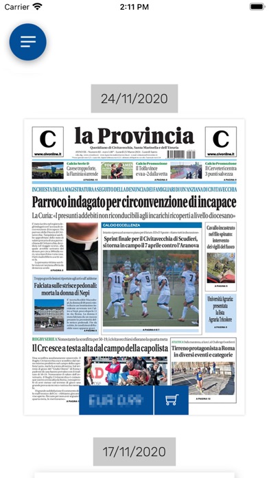 La Provincia di Civitavecchia Screenshot