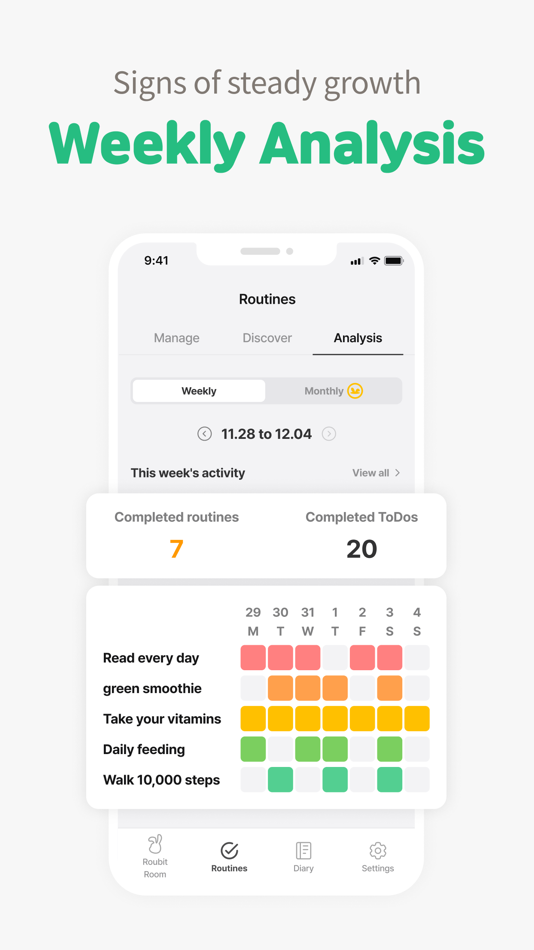 #7. Roubit : Fun Routine Planner (iOS) 由: Roubit Inc.