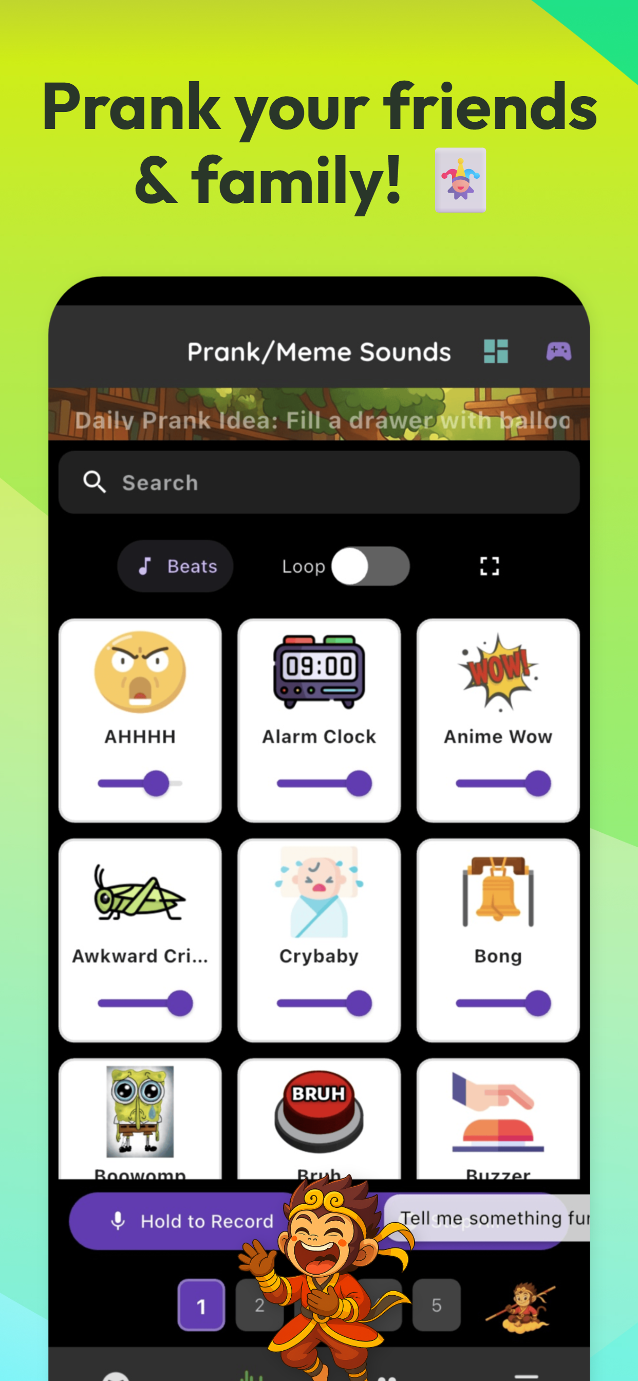 Monkey Around: Jokes & Pranks screenshot 5