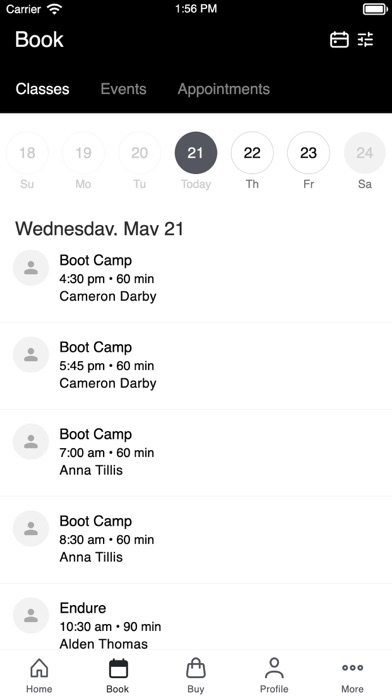 Live Training Center app screenshot 2