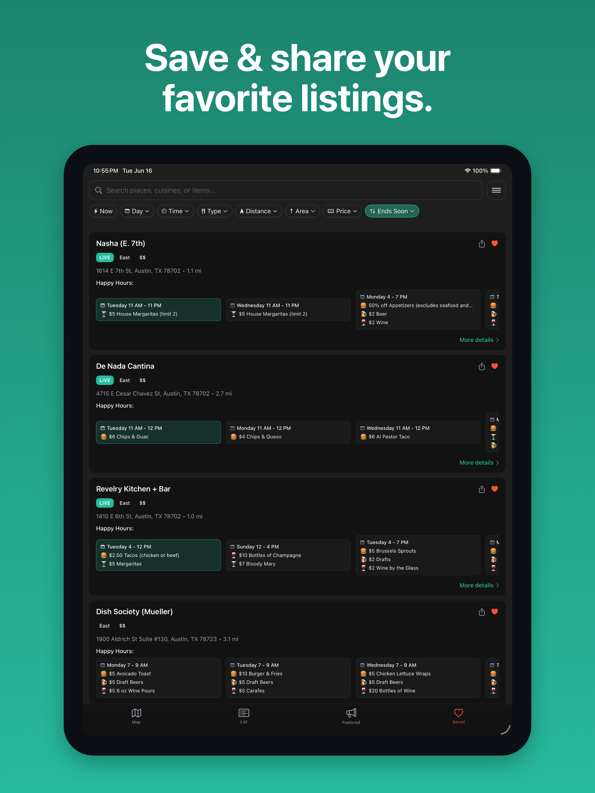 Zappy: Happy Hour Finder
