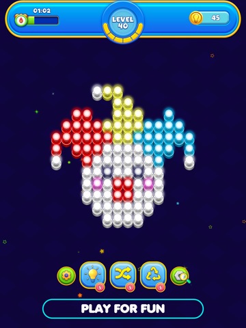 Bulb Sort Light Color Puzzle iPad screenshot