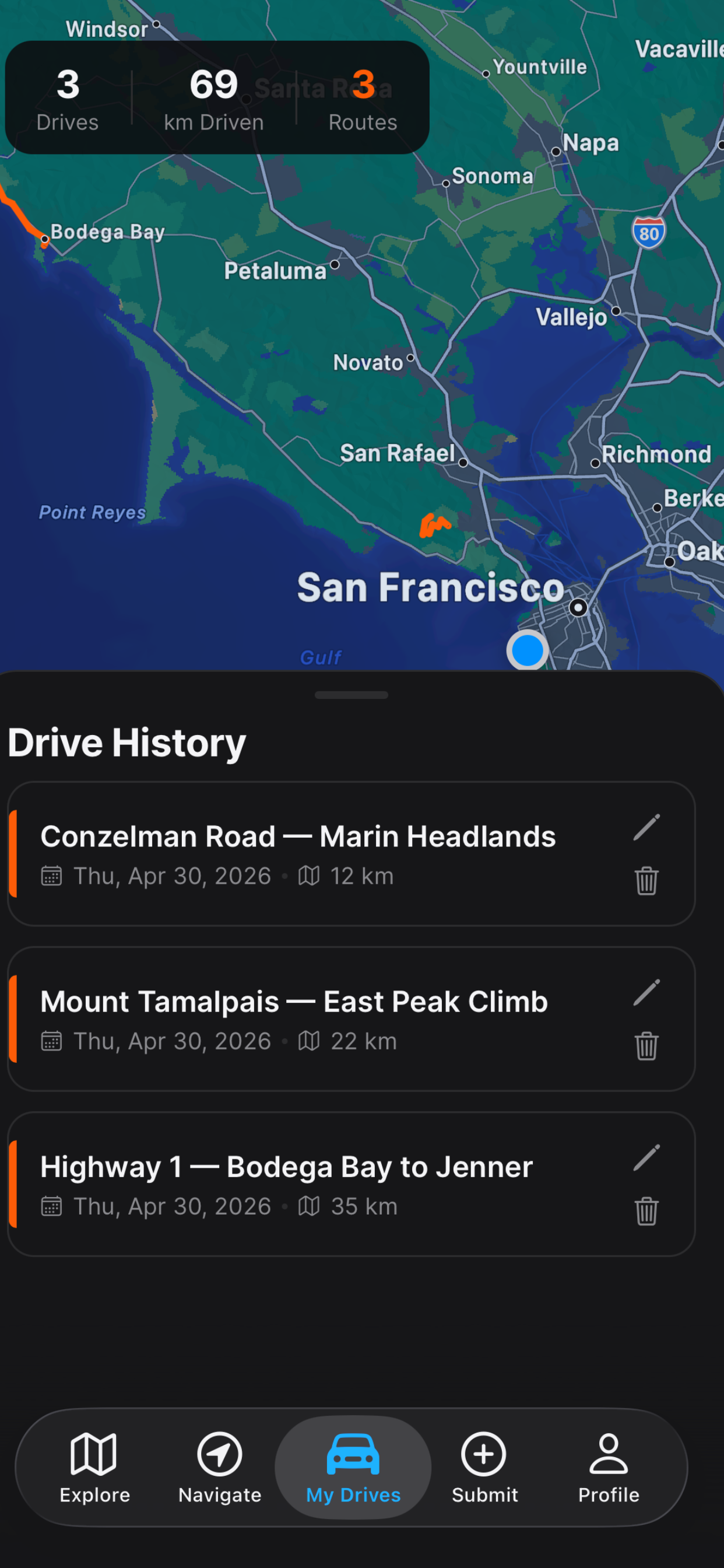 RevRoutes Find Scenic Drives