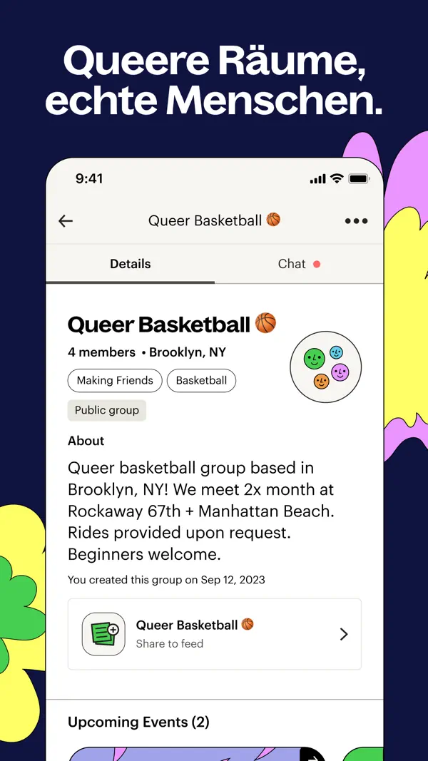 Lex: App für queere Menschen iPhone App Screenshot 7 – Soziale Netzwerke