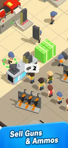Ammo Nation - Idle Mafia Games - Screenshot 1