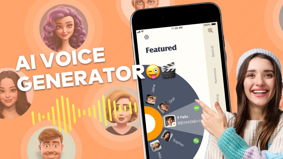 #1. AI Voice Changer and Generator (iOS) 由: Pioneer Solo Inc