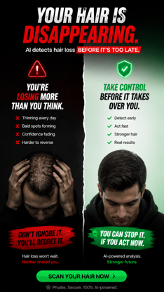 Hair Loss Scanner AI Check screenshot 1