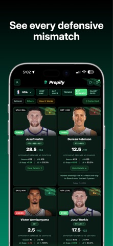 Propify - AI Prop Analysis Screenshot 1 of 7