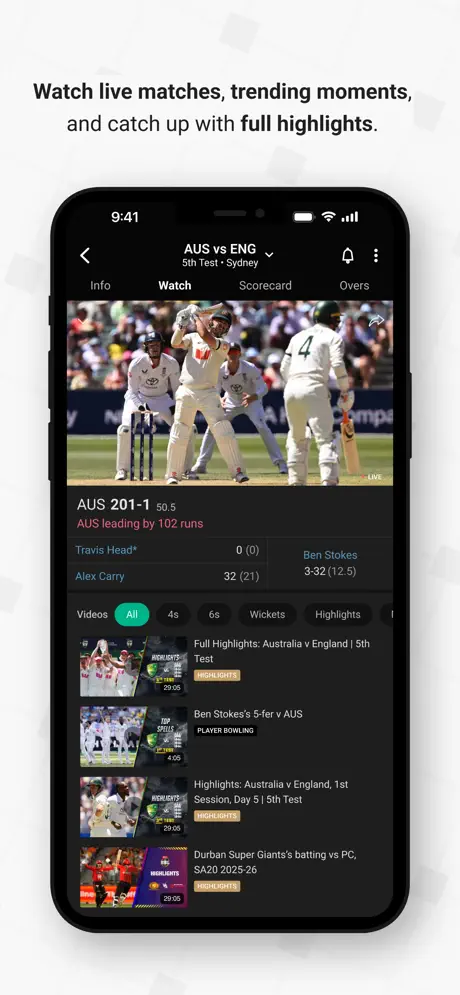 Willow - Watch Live Cricket screenshot 2