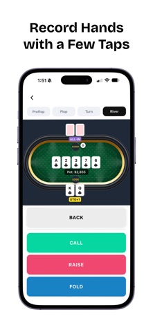 Poker Hand History App screenshot