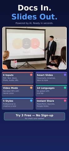 Smart Presentation Slides iPhone screenshot
