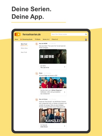 fernsehserien.de iPad screenshot