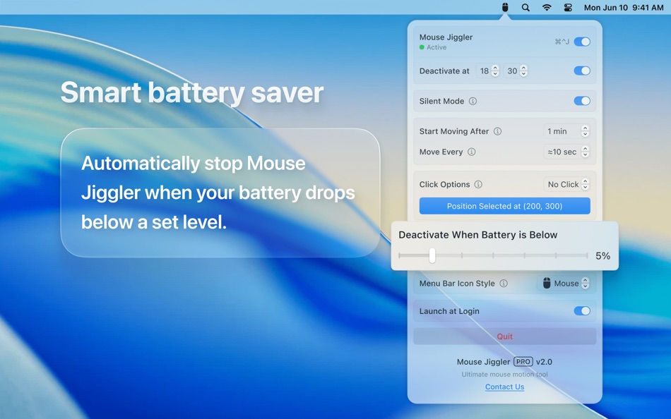 #7. Mouse Jiggler – Mouse Mover (macOS) 由: Bohdan Bilous