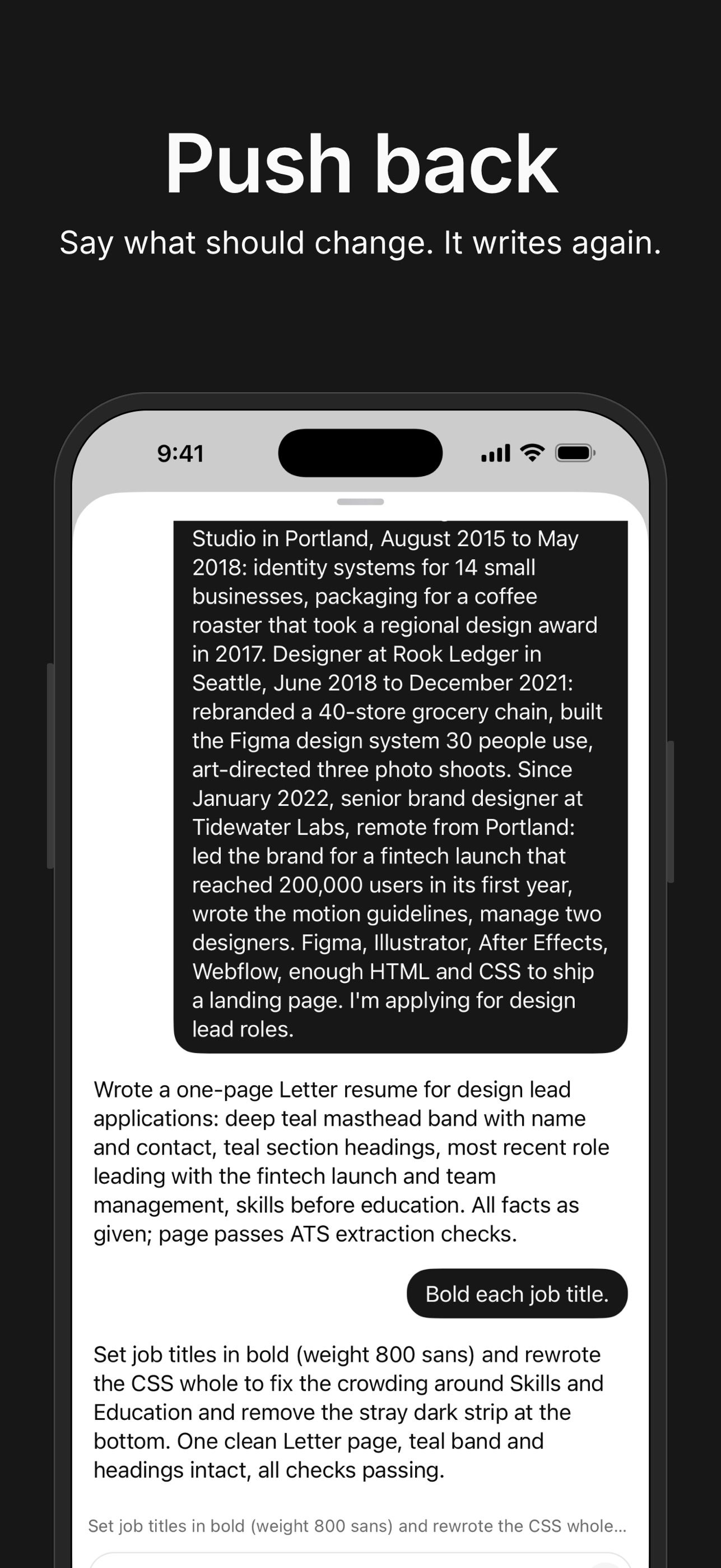 Screenshot 3 of Resumical: Resume Writer
