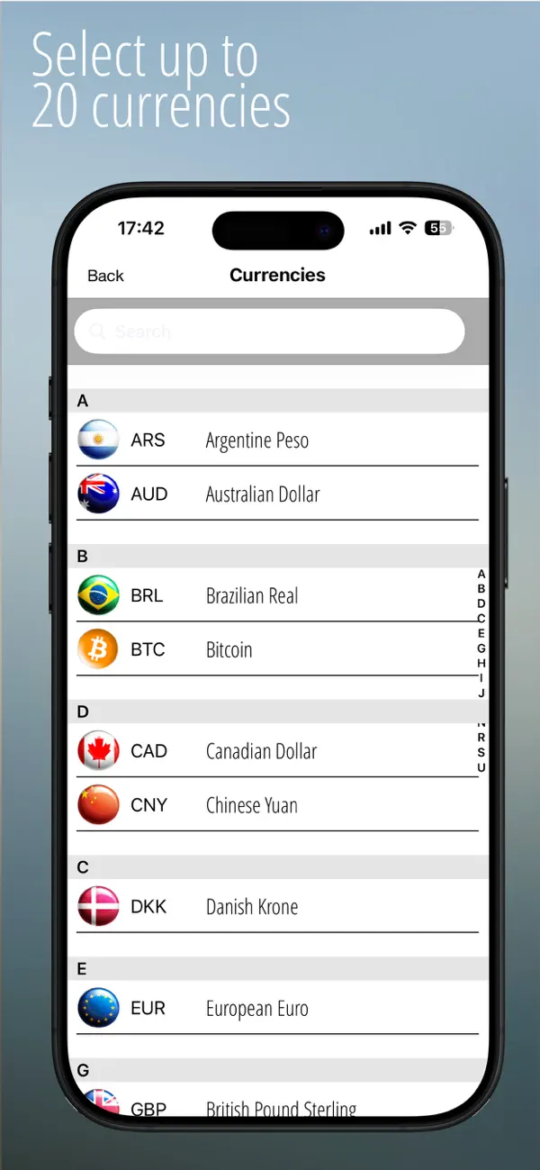 Screenshot #3 pour iCurrency! Lite - Converter