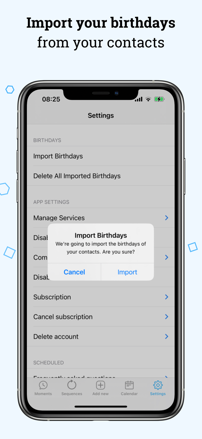 Scheduled for Messages  WA