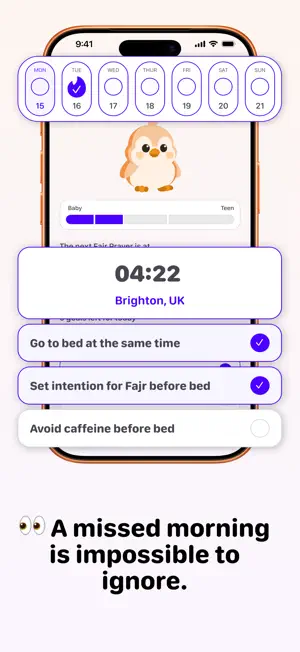 Fajr Buddy: Prayer Alarm & Pet screenshot 4