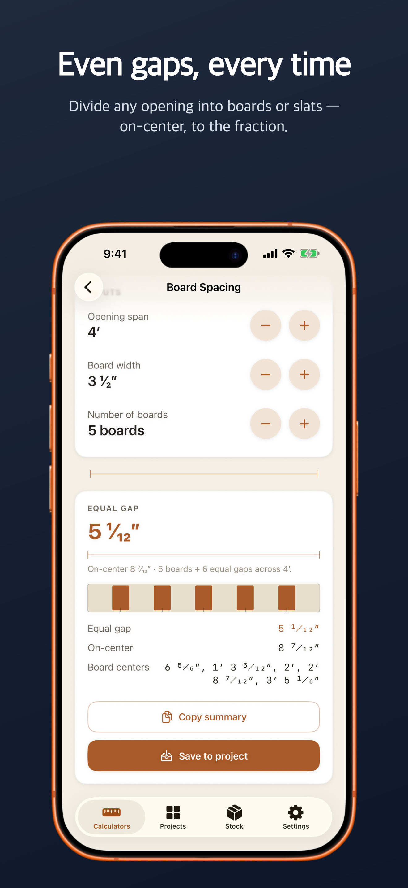 Tenon: Woodworking Calculator screenshot 5