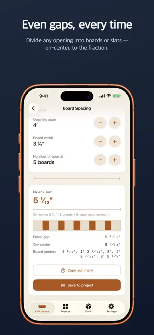 Tenon: Woodworking Calculator screenshot 4