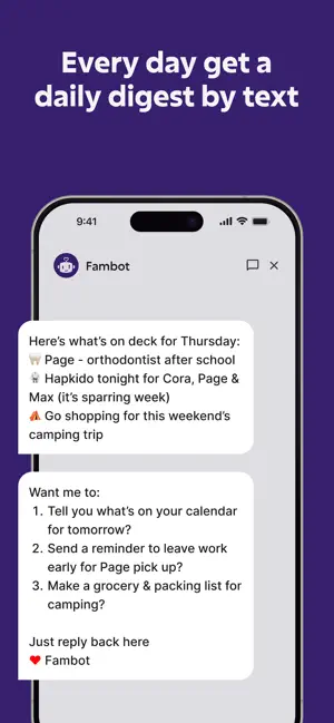 Fambot: AI Family Assistant screenshot 3