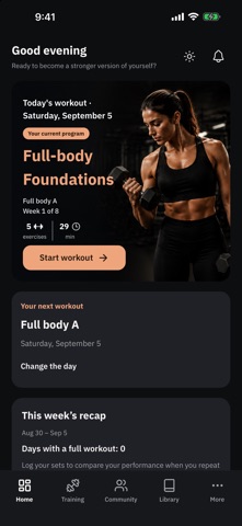 Prime Fit: Workout Tracker Screenshot 1 of 4