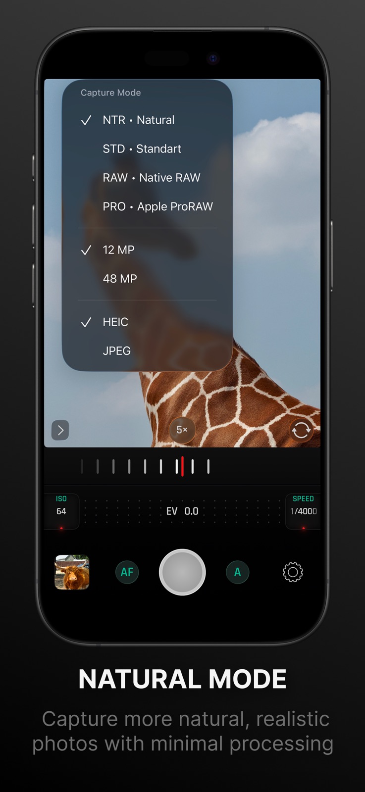 Optika – Pro Manual Camera iphone screenshot 2