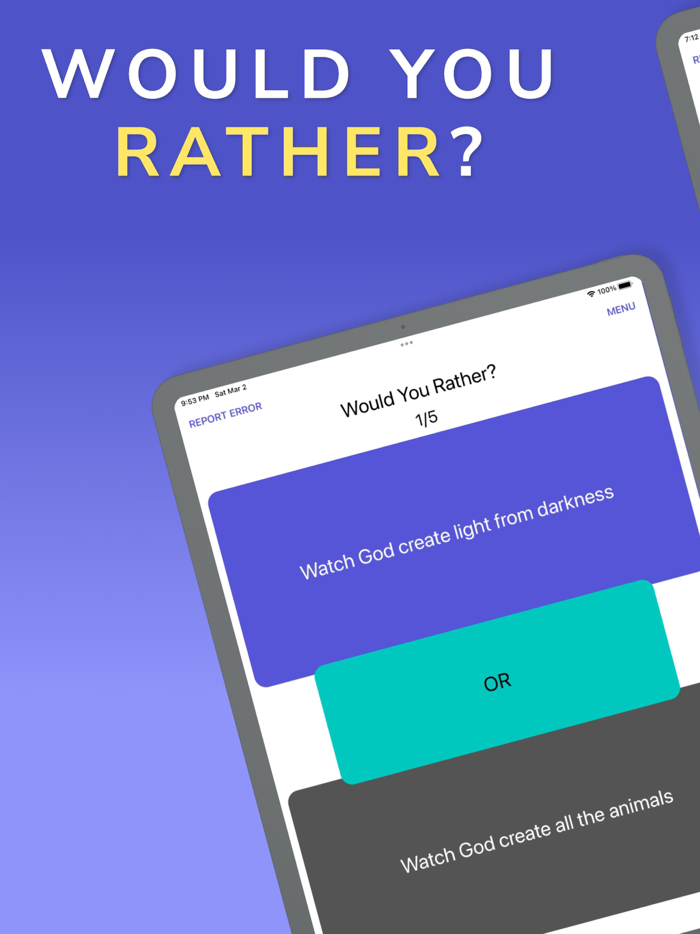 Would You Rather - Christian