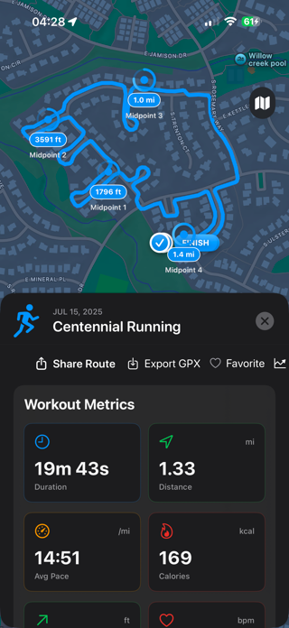 Workout Wanderer Screenshot 1 of 6