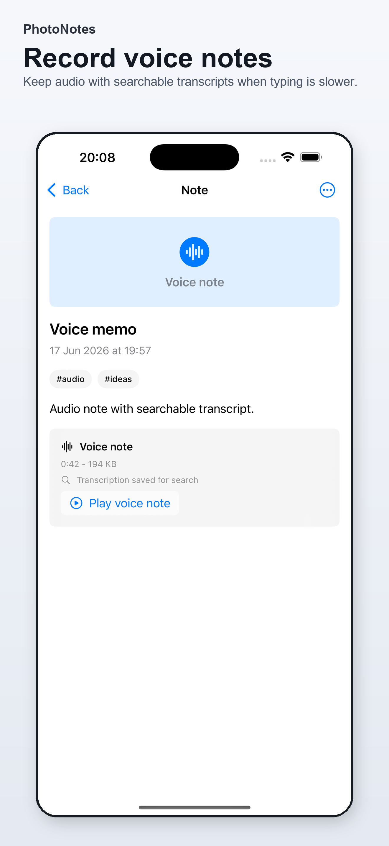 PhotoNotes: Light Notes screenshot 4