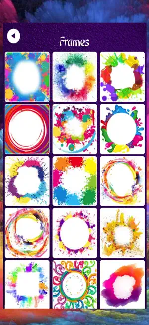 Holi Festival Colorful Frames screenshot 4