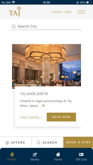 Taj Hotels Resorts Palaces screenshot 3