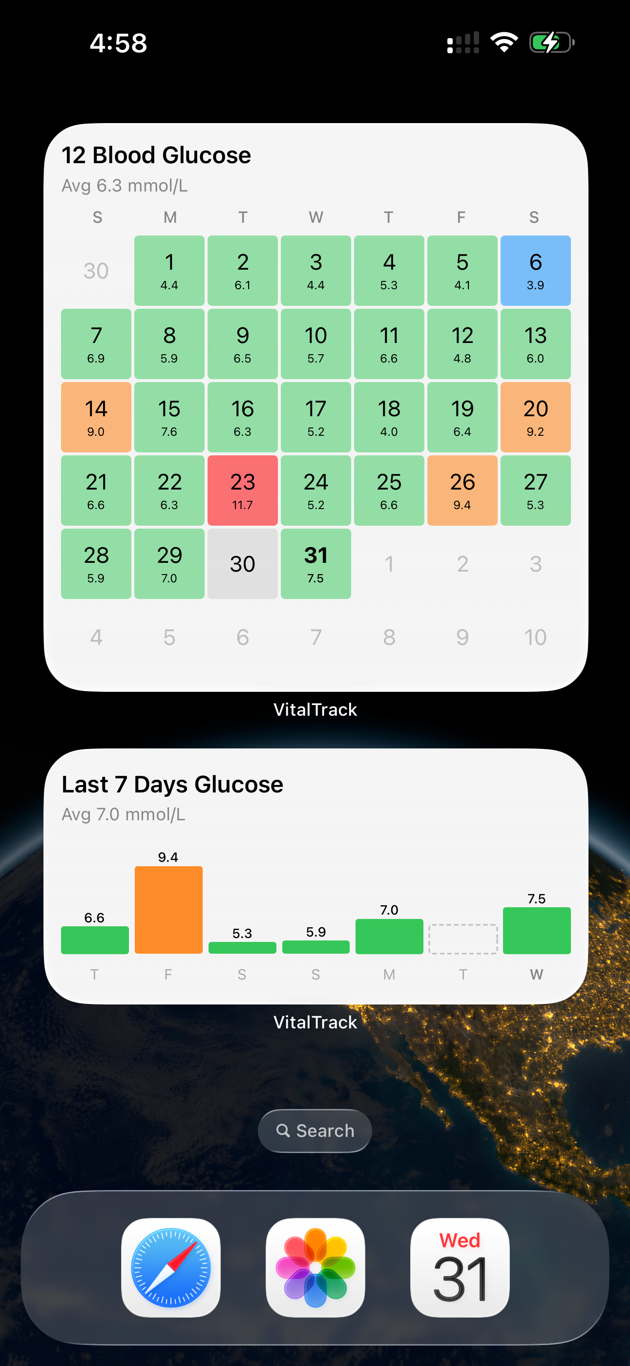 Senior Blood Pressure Log screenshot 5