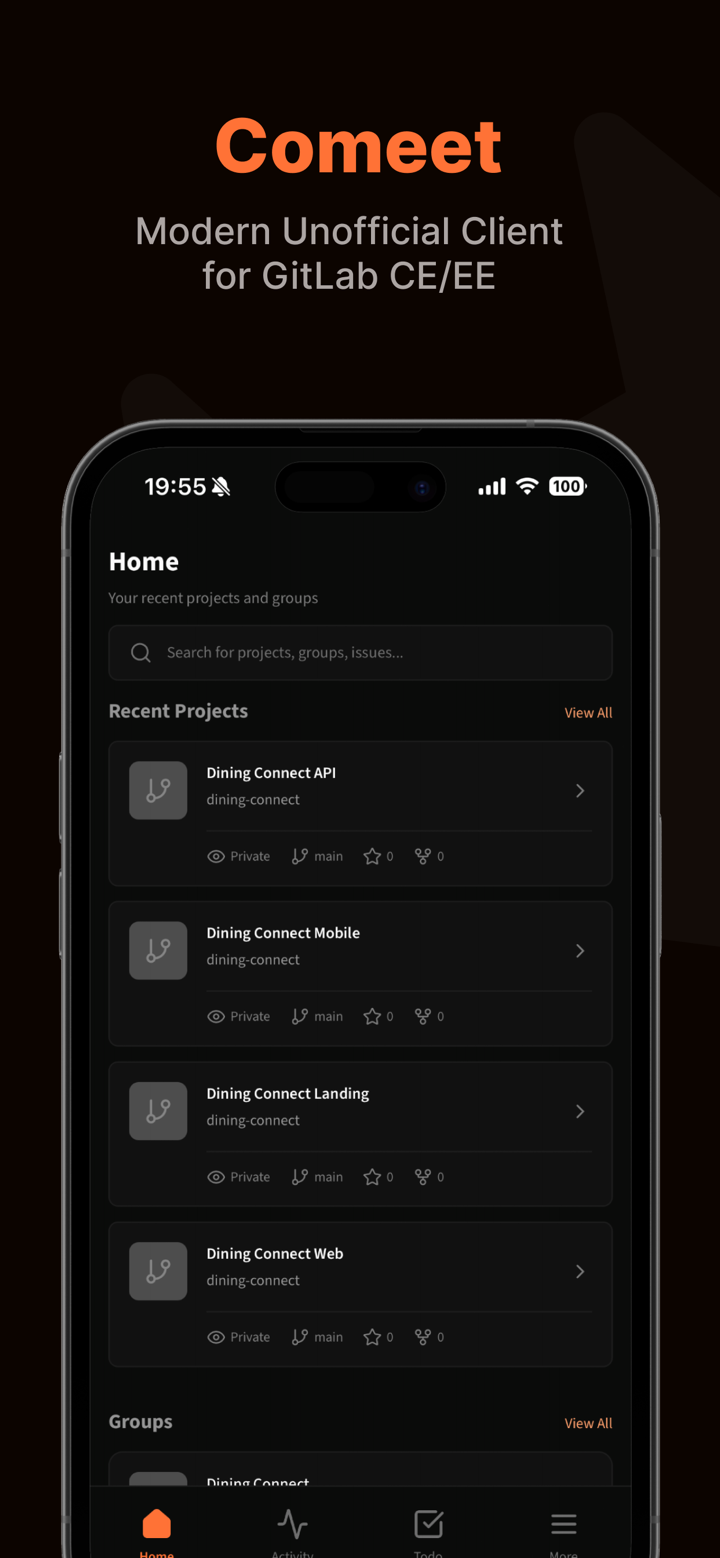 Comeet - GitLab Companion screenshot 1