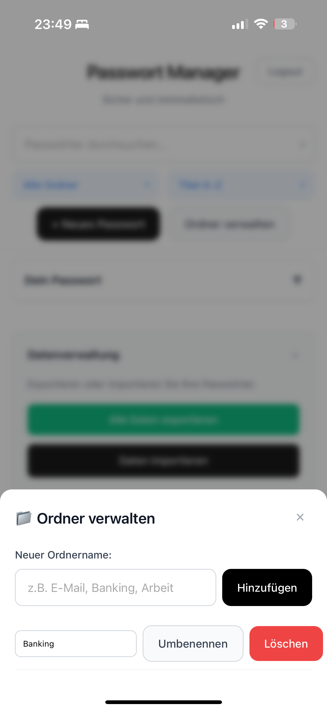 Dein Lokaler PasswortManager