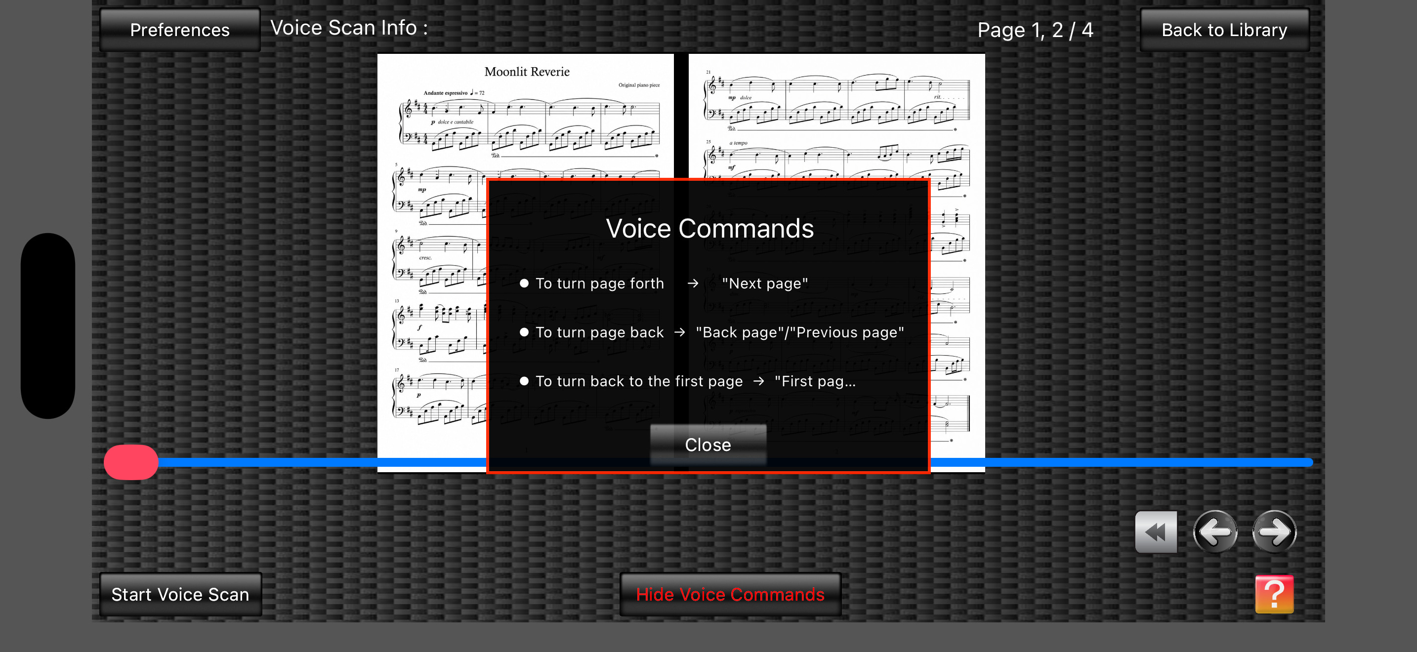 Face Page Turner Plus screenshot 5