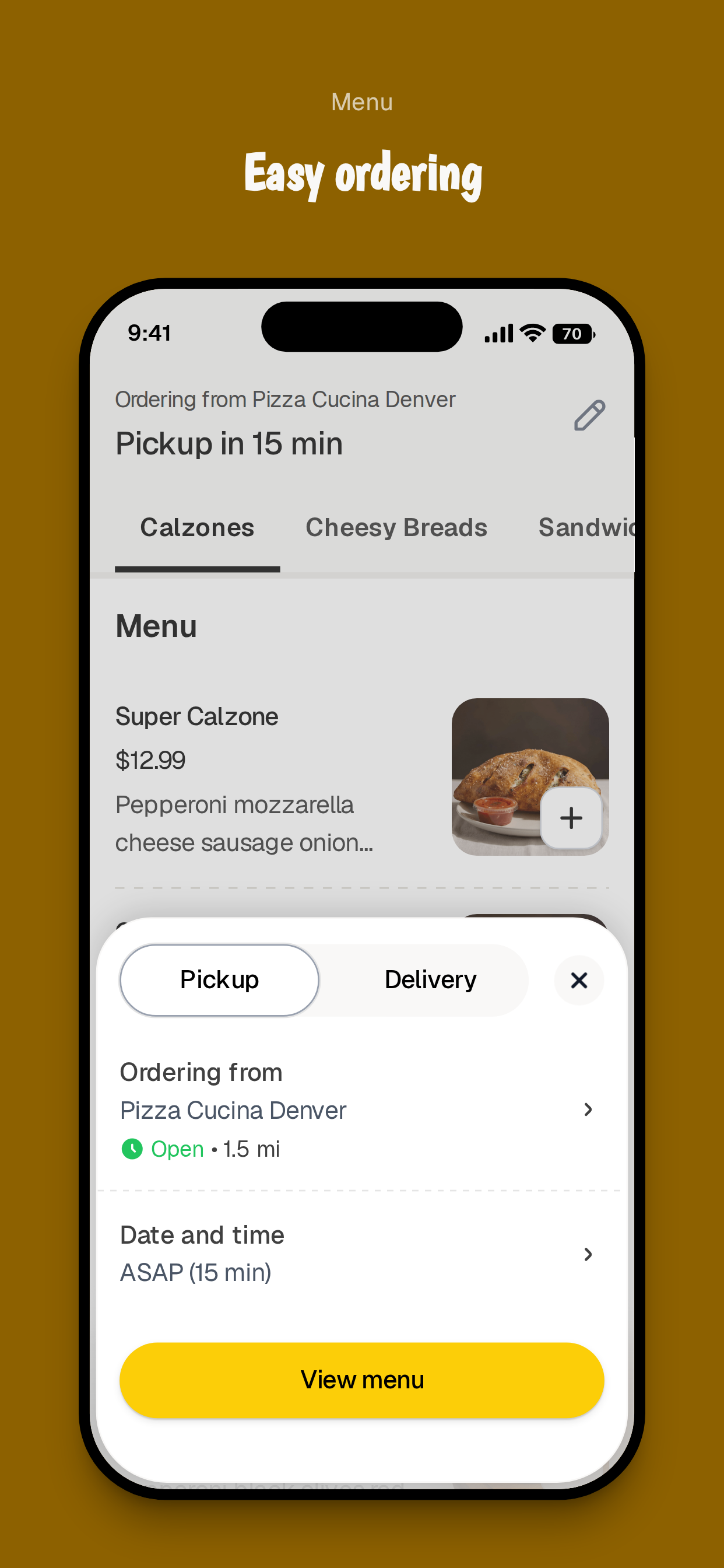 Pizza Cucina To Go