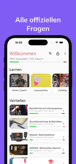 Screenshot von Seefunk: SRC, LRC & UBI Fragen auf dem iPhone 3