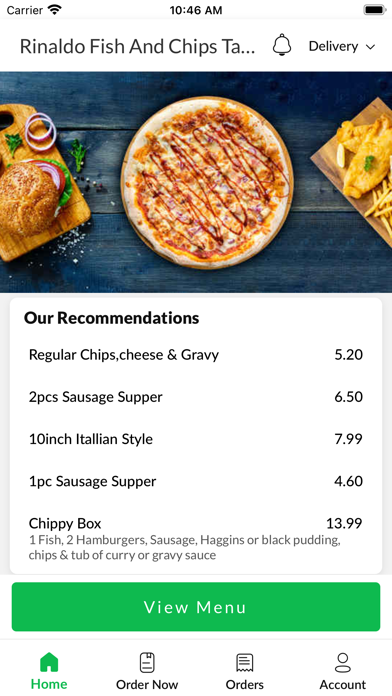 Rinaldo Fish & Chips Takeaway Screenshot
