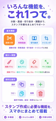 Splitora - 贴纸图片分割 screenshot