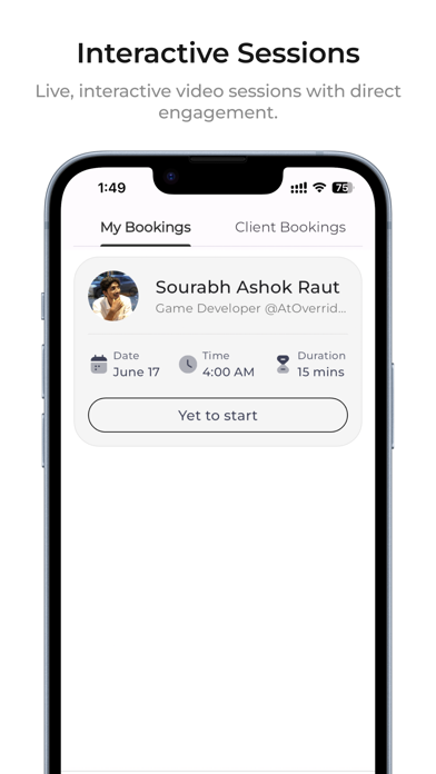 Hasher - Connect with experts iPhone screenshot 3 - Social Networking app