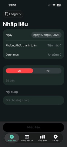 LedgerShare iPhone screenshot
