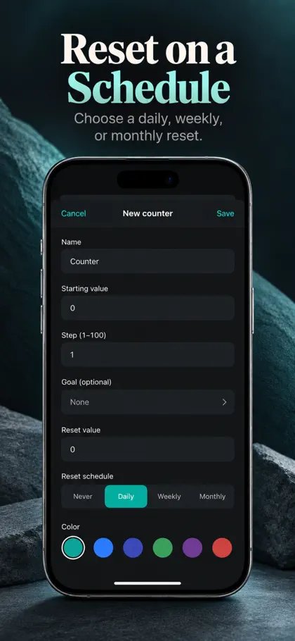 Capture d'écran 5 sur 5 de Clicker Counter & Tally App
