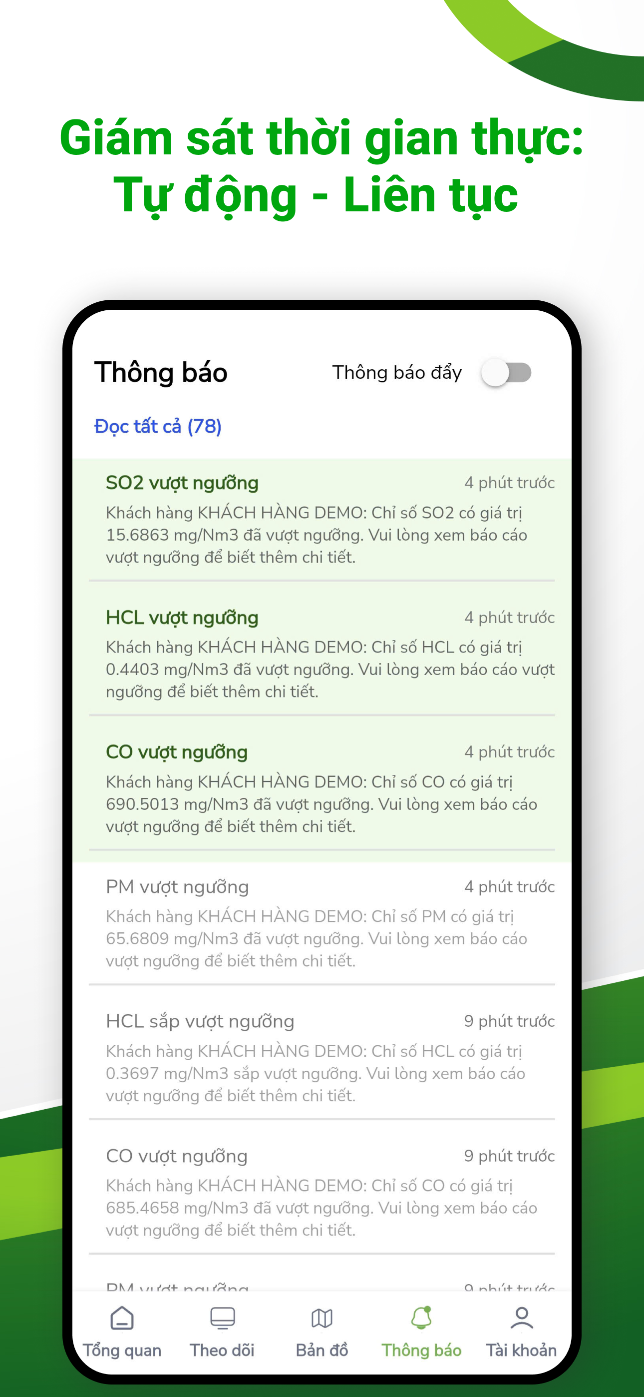 Quan Trắc Online screenshot 4