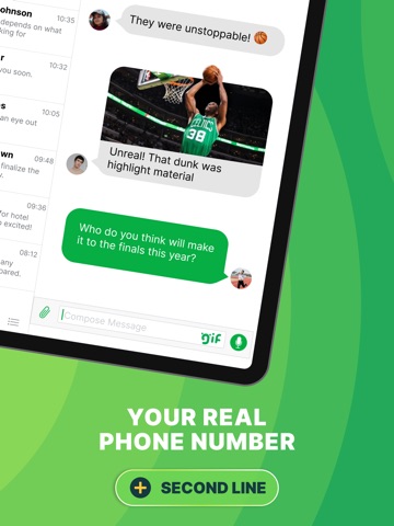 textPlus: Text Message + Call App Store preview screenshot 8