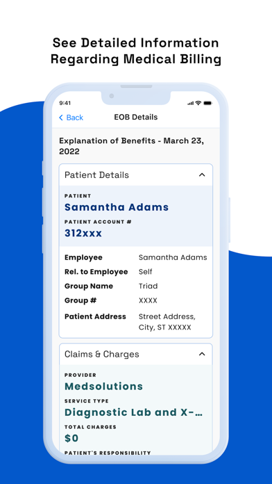 Triad Health Screenshot