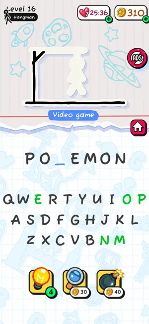 Hangman - Guess Words screenshot 1